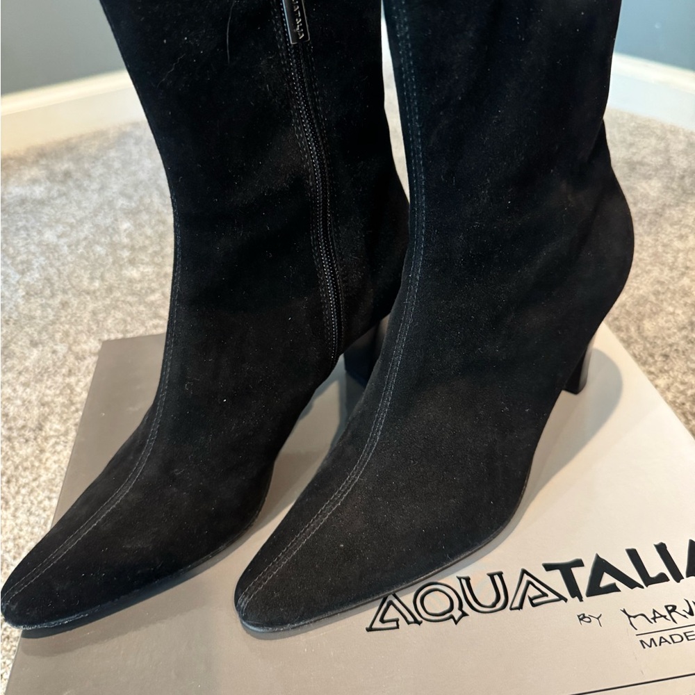Aquatalia Black Ankle Boots